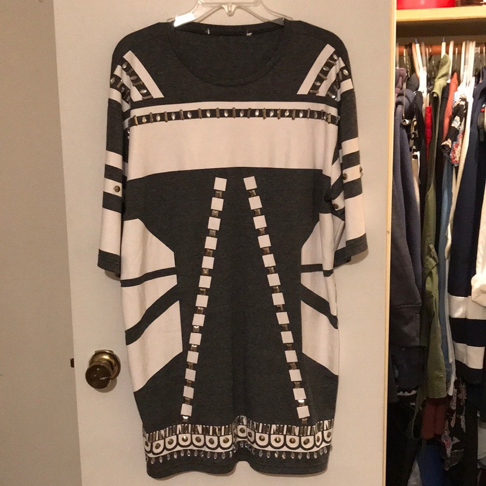 Embellished T-shirt Dress